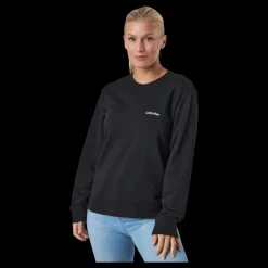 Calvin Klein L/s Sweatshirt Black Svart Sale