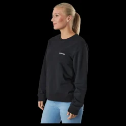 Calvin Klein L/s Sweatshirt Black Svart Sale