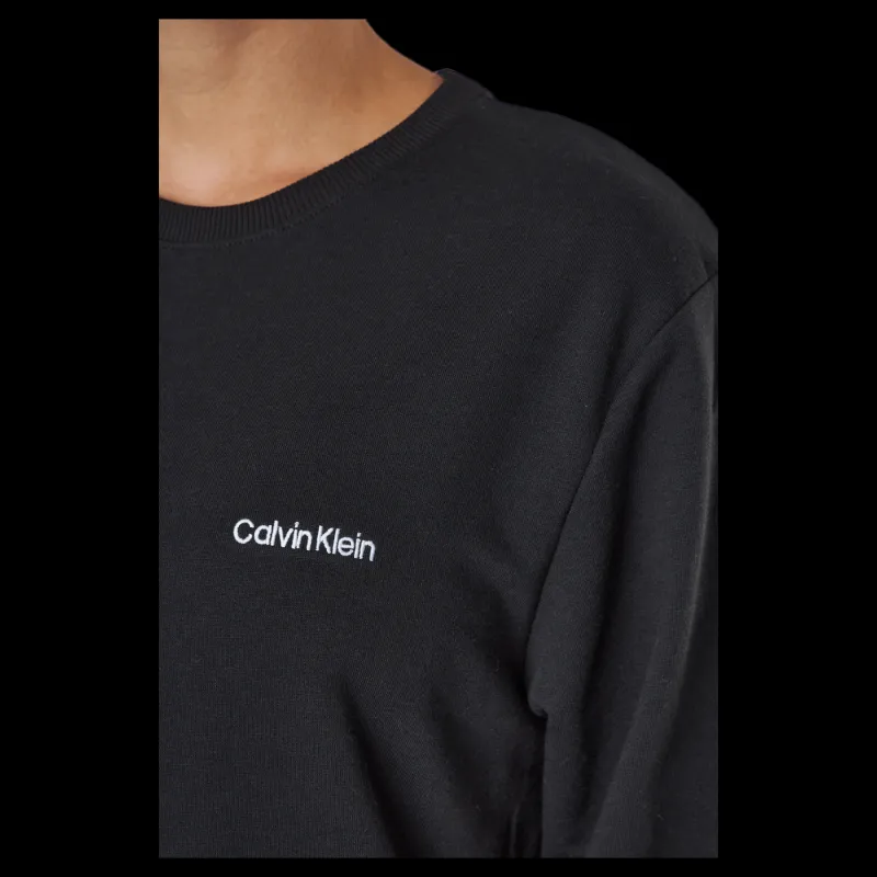Calvin Klein L/s Sweatshirt Black Svart Sale