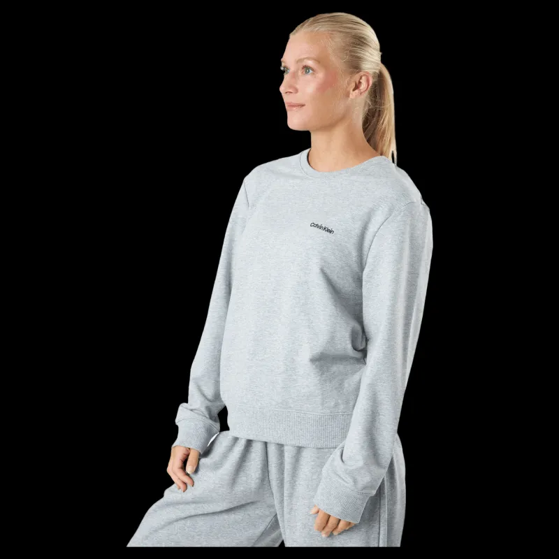 Calvin Klein L/s Sweatshirt Grey Heather Grå Sale