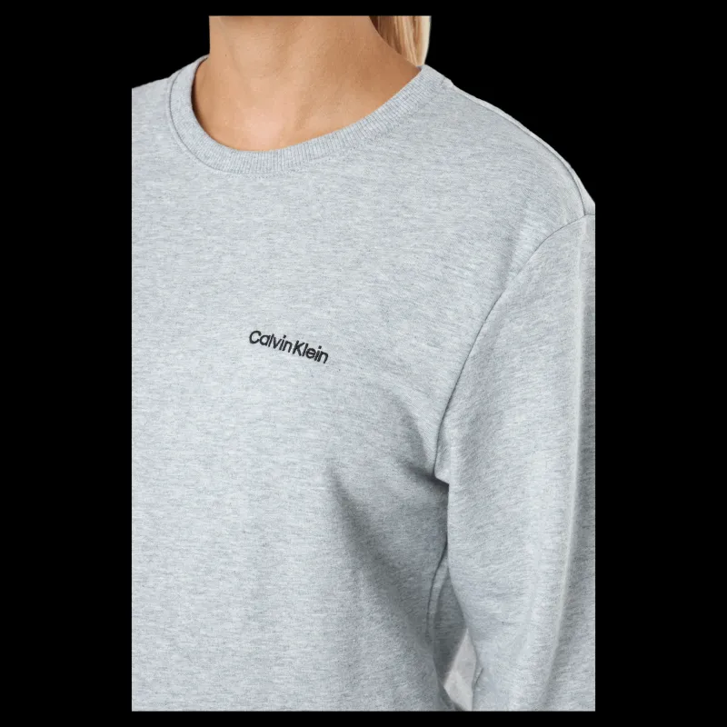 Calvin Klein L/s Sweatshirt Grey Heather Grå Sale