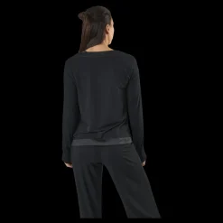 Calvin Klein L/S V-Neck Black Svart