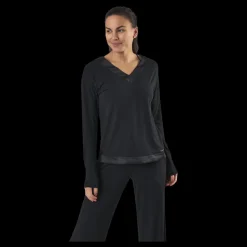 Calvin Klein L/S V-Neck Black Svart