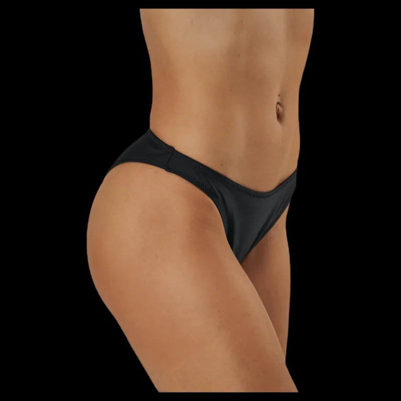Discount Waikani Beachwear Luana Slim Brief Black Svart
