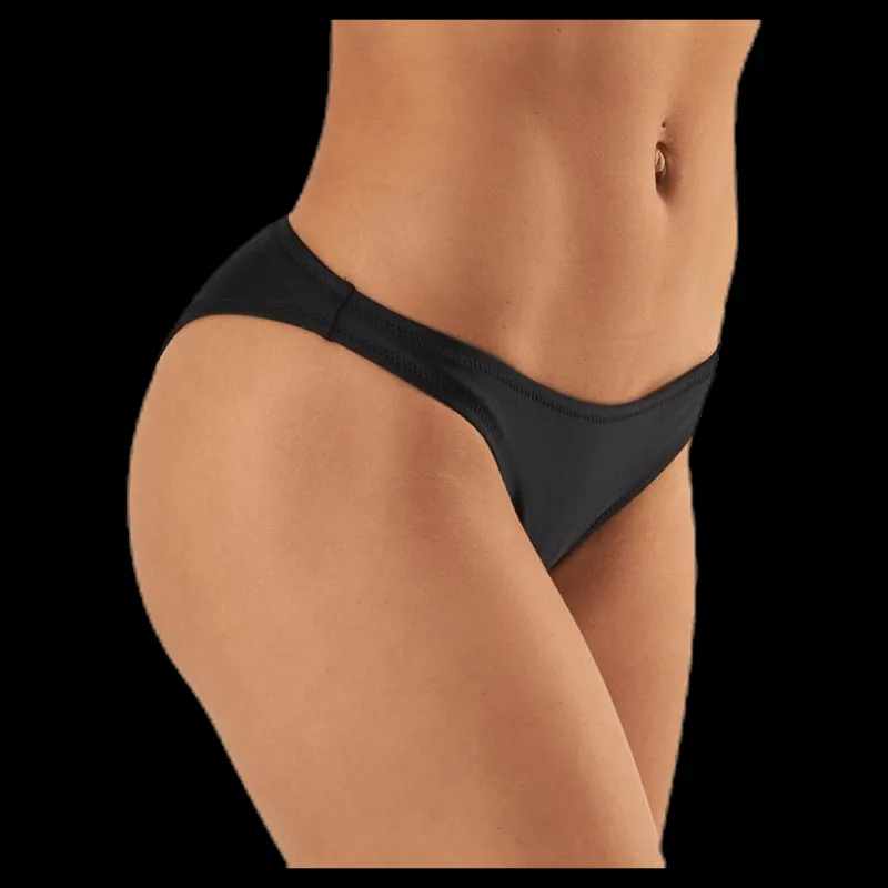 Clearance Waikani Beachwear Luana Slim Brief Black Svart