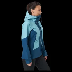 Haglöfs Lumi Jacket Women Dark Ocean/frost Blue Blå