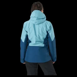 Haglöfs Lumi Jacket Women Dark Ocean/frost Blue Blå