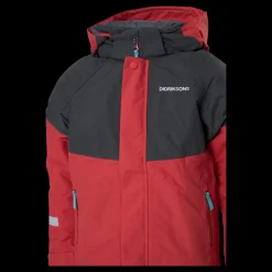 Discount Didriksons Lun Kids Jkt 3 Baked Pink Röd