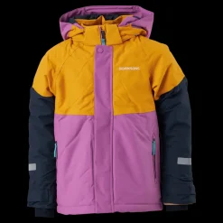 Didriksons Lun Kids Jkt 3 Radiant Purple Flerfärgad New