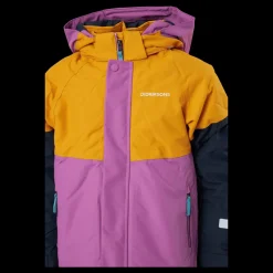 Didriksons Lun Kids Jkt 3 Radiant Purple Flerfärgad New