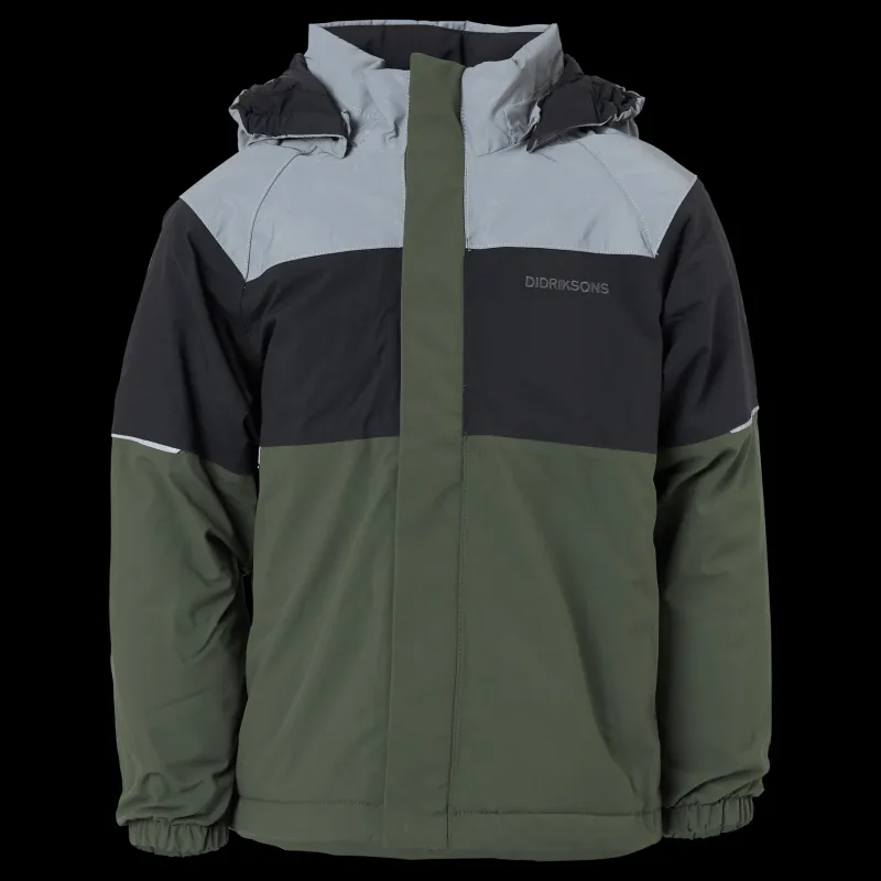 Didriksons Lux Kids Jacket Green Grön Hot