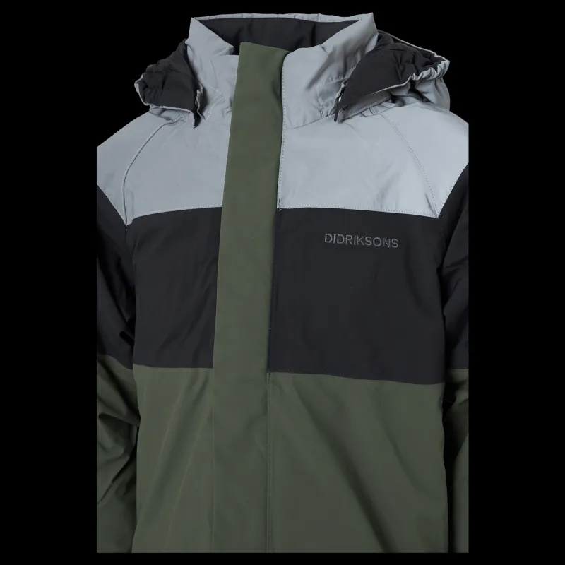 Didriksons Lux Kids Jacket Green Grön Hot