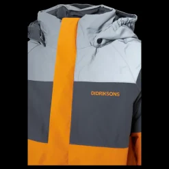 Outlet Didriksons Lux Kids Jacket Yellow Flerfärgad