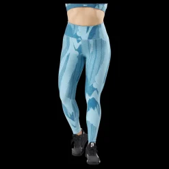 Reebok Lux Perform Leggings Steblu Blå Clearance