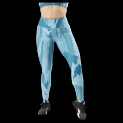 Reebok Lux Perform Leggings Steblu Blå Clearance