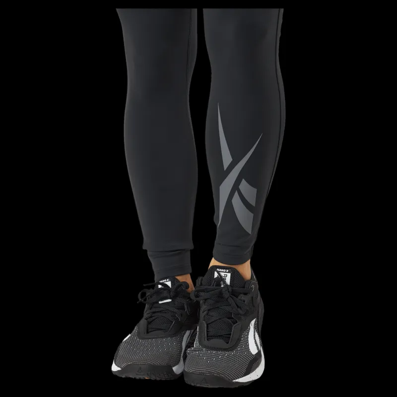 Best Reebok Lux Vector Leggings Black Svart