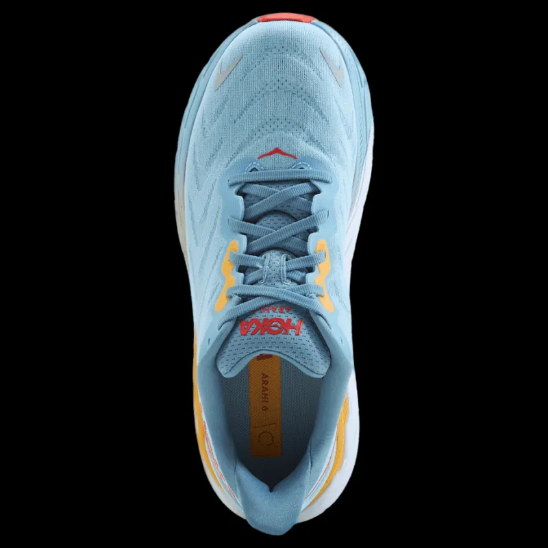Clearance Hoka M Arahi 6 Summer Song / Mountain Spring Blå