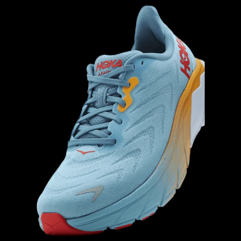 Clearance Hoka M Arahi 6 Summer Song / Mountain Spring Blå
