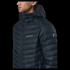 Peak Performance M Frost Down Hood Jacket Black Svart Hot