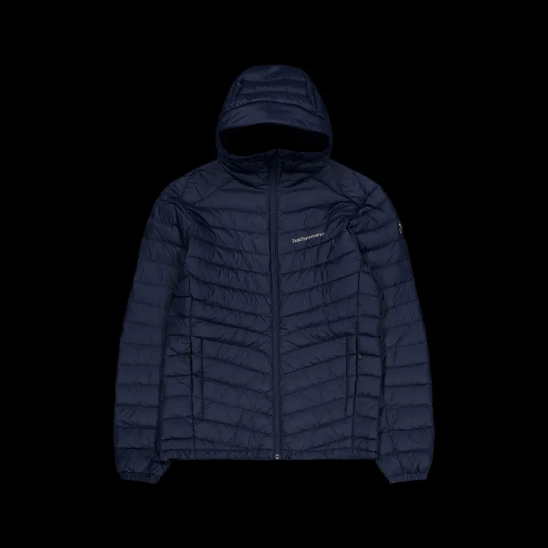 Online Peak Performance M Frost Down Hood Jacket Blue Shadow Blå