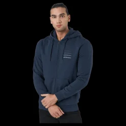 Peak Performance M Ground Zip Hood Blue Shadow Blå Hot