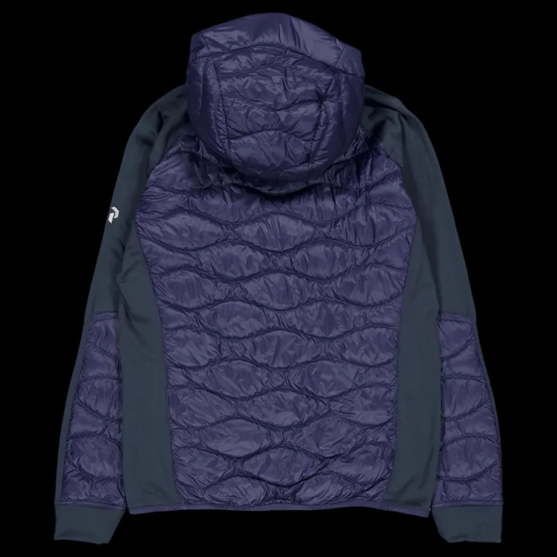 Peak Performance M Helium Down Hybrid Hood Blue Shadow Blå Hot