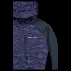 Peak Performance M Helium Down Hybrid Hood Blue Shadow Blå Hot