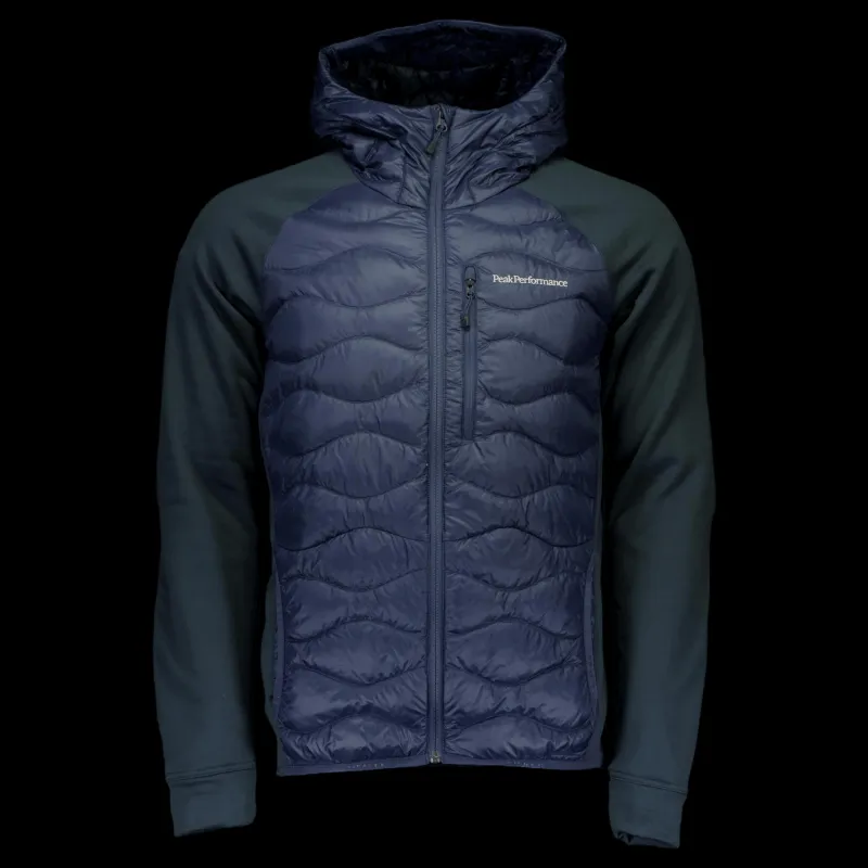 Peak Performance M Helium Down Hybrid Hood Blue Shadow Blå Hot