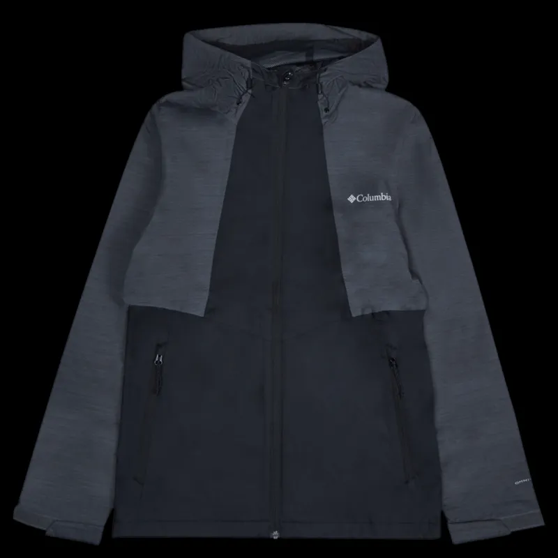 Columbia M Inner Limits Ii Jacket Black, Graphite Heather Svart