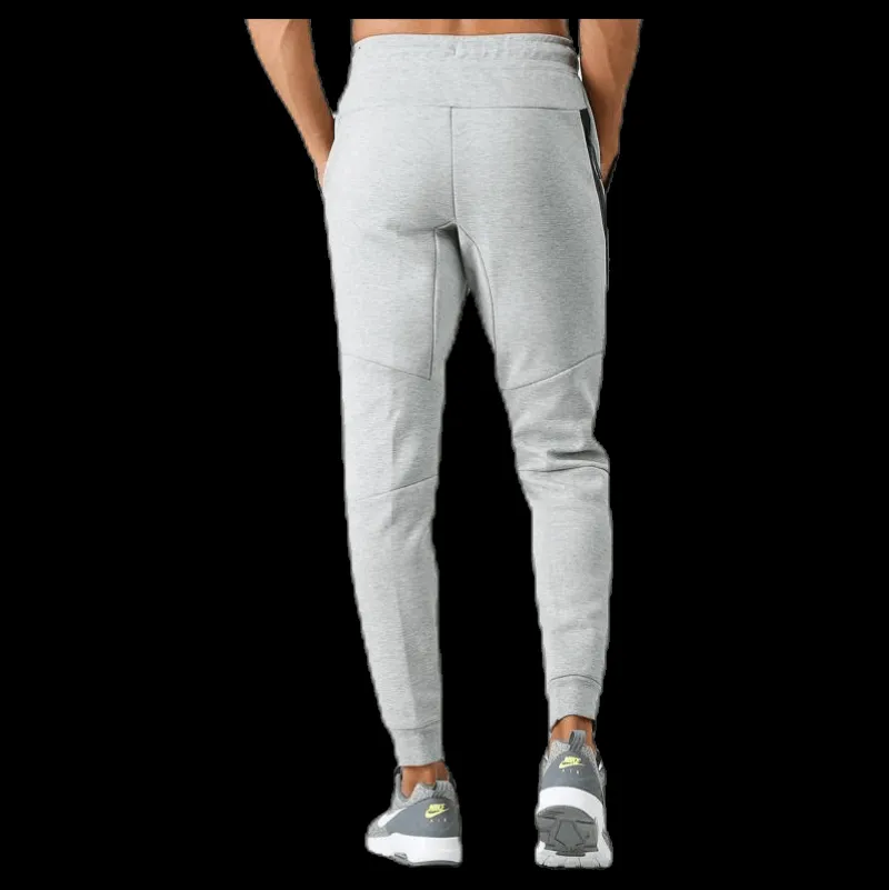 Sale Nike M Nsw Tch Flc Jggr Dk Grey Heather/Black/Black Grå