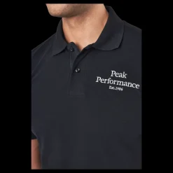 Peak Performance M Original Polo Black Svart Clearance