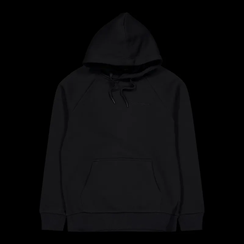 Peak Performance M Original Small Logo Hood Black Svart Best