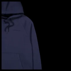 Peak Performance M Original Small Logo Hood Blue Shadow Blå Clearance