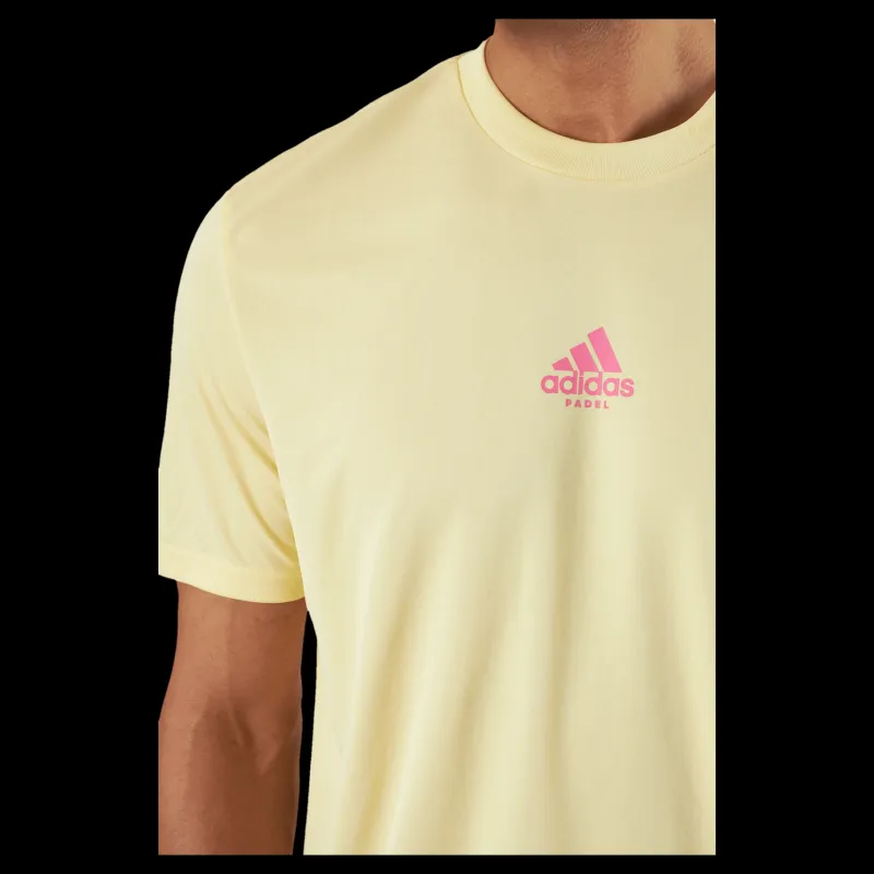 adidas Tennis M Padel Graphic Tee Gul