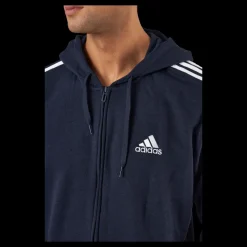 New adidas M 3s Ft Fz Hd Grey / Black Blå
