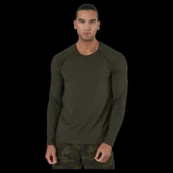 Discount Casall M Structured Longsleeve Forest Green Grön