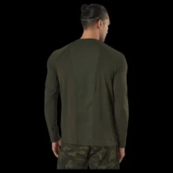 Discount Casall M Structured Longsleeve Forest Green Grön