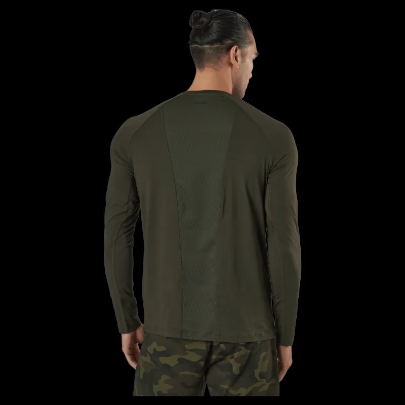 Discount Casall M Structured Longsleeve Forest Green Grön