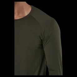 Discount Casall M Structured Longsleeve Forest Green Grön