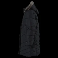 Outlet Name It Mabecca Long Puffer Jacket Black Svart