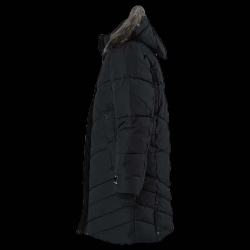 Outlet Name It Mabecca Long Puffer Jacket Black Svart