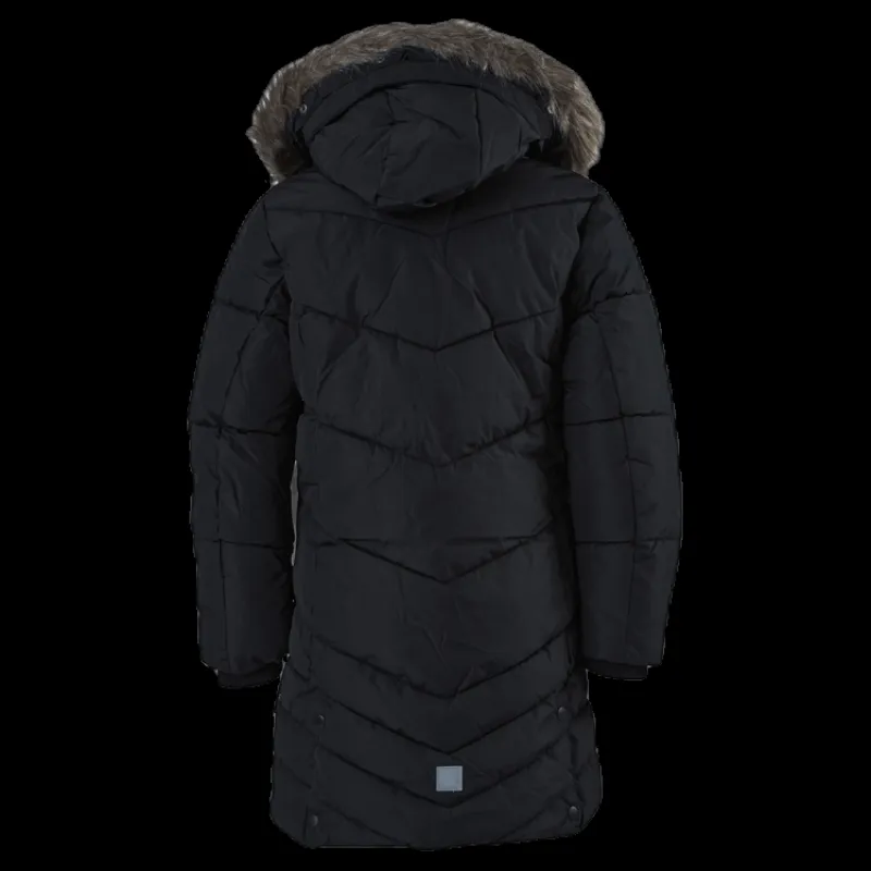 Outlet Name It Mabecca Long Puffer Jacket Black Svart