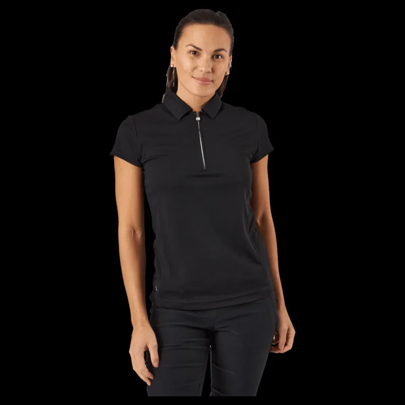 Daily Sports Macy S/S Polo Shirt Black Svart Hot