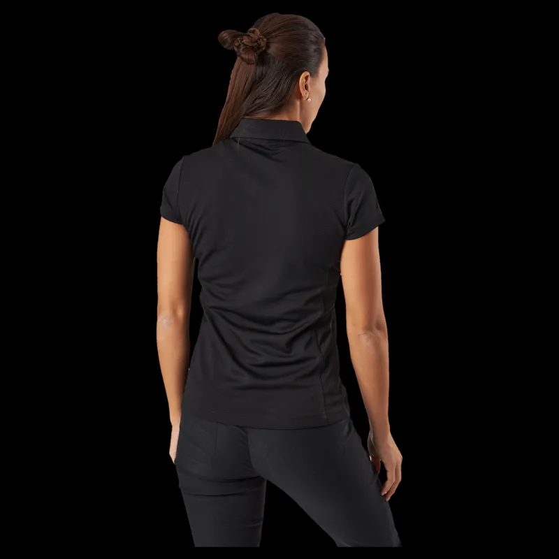 Daily Sports Macy S/S Polo Shirt Black Svart Hot