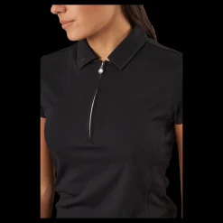 Daily Sports Macy S/S Polo Shirt Black Svart Hot