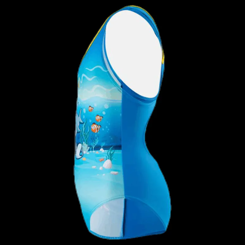 Aquarapid Maddy Swimsuit Junior Blue Blå New