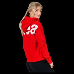 Svea Malaga Zip Hood Red Röd