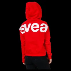Svea Malaga Zip Hood Red Röd