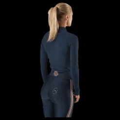 Hot Jacson Malou Long Sleeve Tech Top Blue Blå
