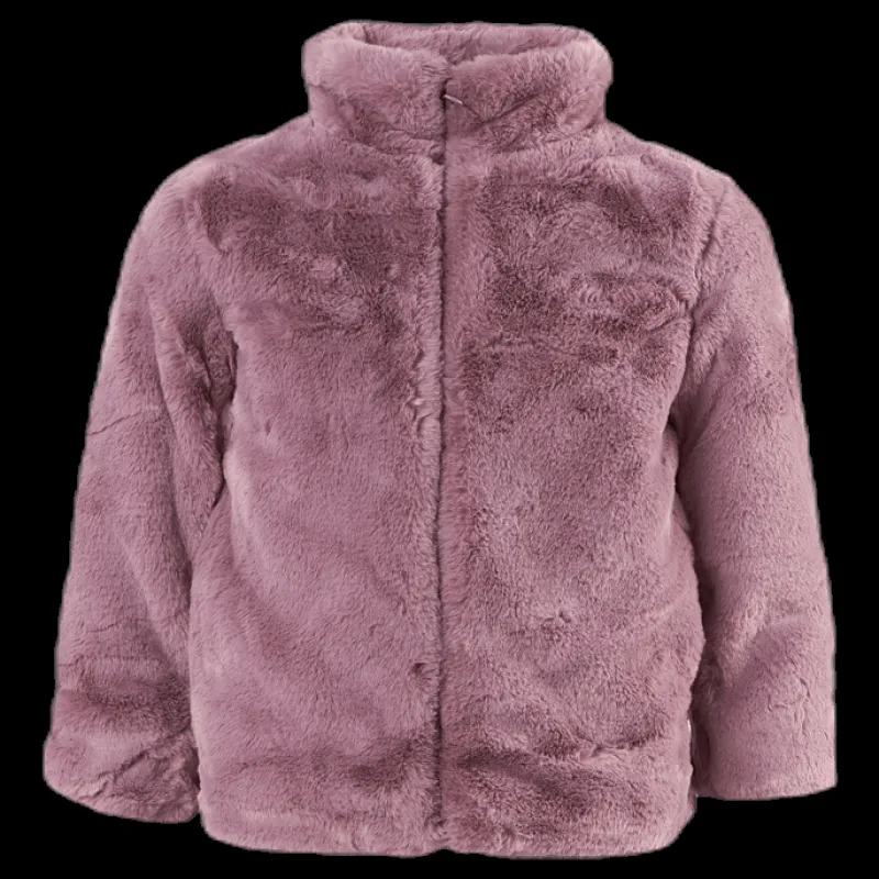 Name It Mamy Faux Fur Jacket Purple Röd Online